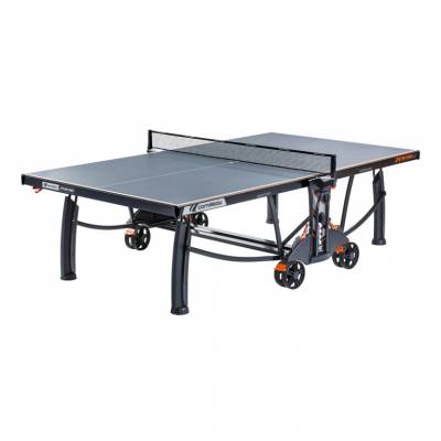 Всепогодный теннисный стол Cornilleau Sport 700M Crossover Outdoor (серый) Игровая плита стола 700M Crossover из меламиновый полимерный композит толщиной 9 мм Overspeed Surface обеспечивает отскок мяча как плита из ДСП профессионального стола, полностью соответствующего стандартам ITTF.
Игровая поверхность: меламин 9 мм.
Антибликовое покрытие игровой поверхности: MAT TOP.
Ширина канта (отбортовки): 60 мм Overprotected Structur.
Сетка: встроенная, с регулировкой по высоте и натяжению нити.
Рама: прочная конструкция рамы из коррозионно-устойчивой стали с ножками 120 x 60 мм.
Конструкция: складная, система DSI.
