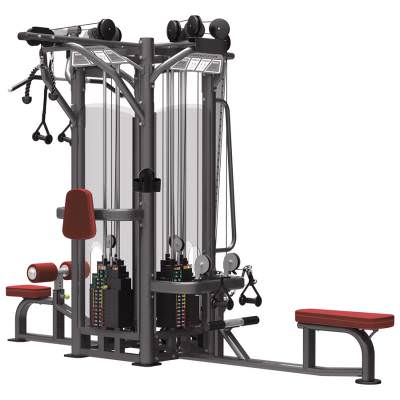 4-х Стековая мультистанция Aerofit IT9327 Тренажёр является воплощением профессионализма, стиля и надёжности. Обладает устойчивой конструкцией и современным дизайном.

Прочная структура рамы изготовлена из стальных труб. Параметры профиля труб: 5&times;10 см, стенки толщиной 0,3 см. Новейшая технология сварки позволяет достичь наивысшей точности.

Новейший порошковый способ покраски рамы позволяет создать лучшее сцепление металла с поверхностью, покрытой лаком.
