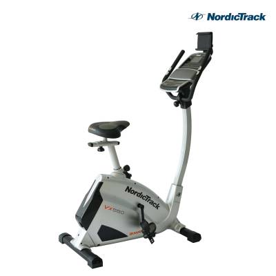 Велотренажер NordicTrack VX550 Велотренажер NordicTrack VX550.
Максимальная нагрузка: 130 кг.
Система нагружения: электромагнитная, 20 уровней нагрузки.
Вес маховика: 9 кг.
Консоль: Многофункциональный LCD дисплей.
Показания консоли: время, дистанция, калории, обороты в минуту, пульс, скорость.
Измерение пульса: сенсорные датчики.
Габариты: 150 х 61 х 167 см.
Производитель: Великобритания.
Производство: Китай.
Гарантия: 2 года.
