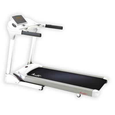 Беговая дорожка MaxFit 26W Aerofit Professional представляет новую стильную складную беговую дорожку для домашнего использования MaxFit 26, выполненную в отличном дизайне с использованием новейших инновационных технологий.
Двигатель: 3,0 л.с., пиковая мощность 5 л.с.
Скорость: 0,8-20 км/ч.
Износостойкое беговое полотно с ортопедическим эффектом, толщина 1,6 мм.
Беговое полотно: 150 х 50 см.
Максимальный вес пользователя: 160 кг.
Габариты в разобранном состоянии (ДхШхВ): 198 x 86.5 x 133 см.
