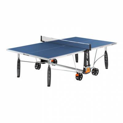 Всепогодный теннисный стол Cornilleau Sport 250S Crossover Outdoor (синий) Игровая поверхность: меламиновый полимерный композит 5 мм.
Ширина канта (отбортовки): 40 мм.
Антибликовое покрытие: SOFT MAT.
Сетка: складная, с регулировкой натяжения нити.
Конструкция: складная, система DSI.
Гарантия на игровую поверхность: 10 лет.
