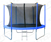 Батут JunHop 10 ft ( 300 см) с защитной сетью и лестницей